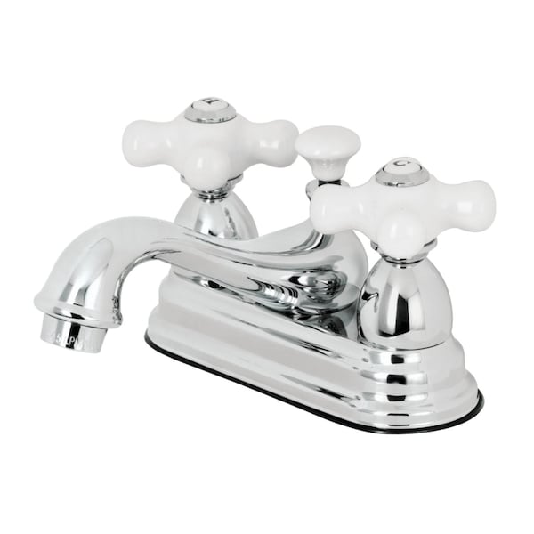 KS3601PX 4" Centerset Bathroom Faucet, Polished Chrome